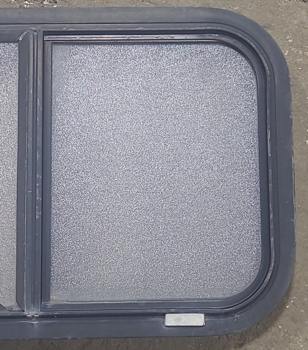 Used Black Radius Opening Window : 24 1/4" W x 15" H x 1 7/8" D