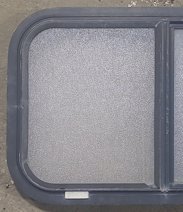Used Black Radius Opening Window : 24 1/4" W x 15" H x 1 7/8" D