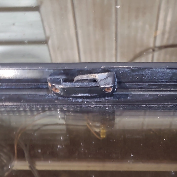 Used Black Radius Opening Window : 24" W x 21 1/2" H x 1 7/8" D