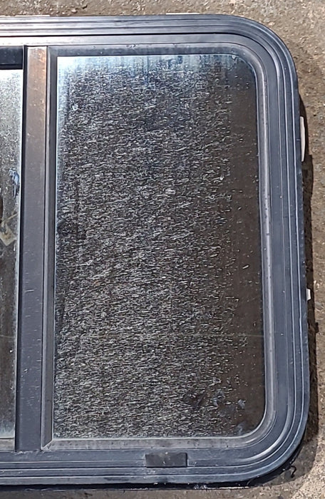 Used Black Radius Opening Window : 24" W x 21 1/2" H x 1 7/8" D