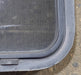 Used Black Radius Opening Window : 26 1/2" W x 39 3/4" H x 1 3/4" D - Young Farts RV Parts