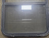 Used Black Radius Opening Window : 26 1/2" W x 39 3/4" H x 1 7/8" D - Young Farts RV Parts