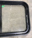 Used Black Radius Opening Window : 27 3/4" W x 18" H x 1 3/4" - Young Farts RV Parts