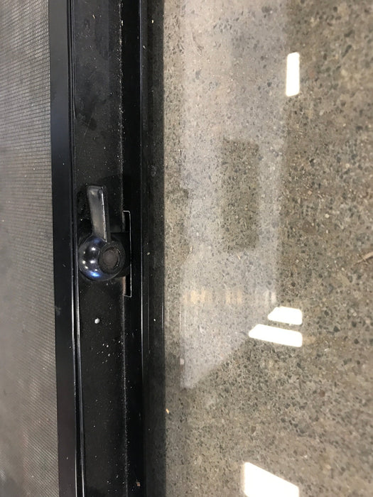 Used Black Radius Opening Window : 27 3/4" W x 18" H x 1 3/4"