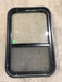 Used Black Radius Opening Window : 27 3/4" W x 18" H x 1 3/4" - Young Farts RV Parts