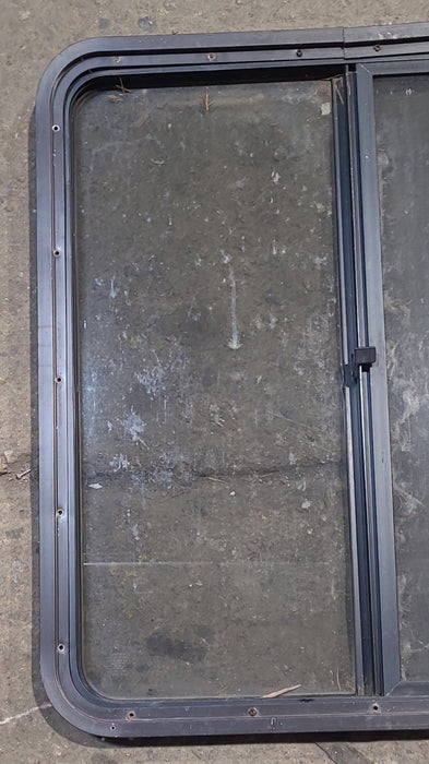 Used Black Radius Opening Window : 27" W x 30" H x 1 7/8" D