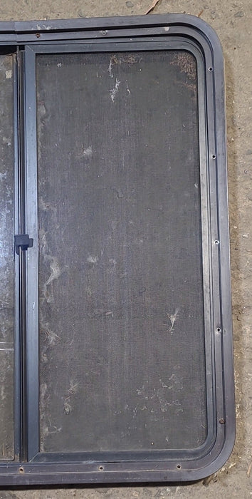 Used Black Radius Opening Window : 27" W x 30" H x 1 7/8" D
