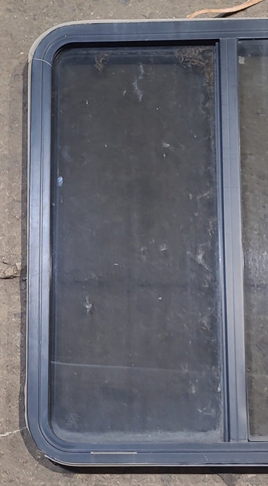 Used Black Radius Opening Window : 27" W x 30" H x 1 7/8" D