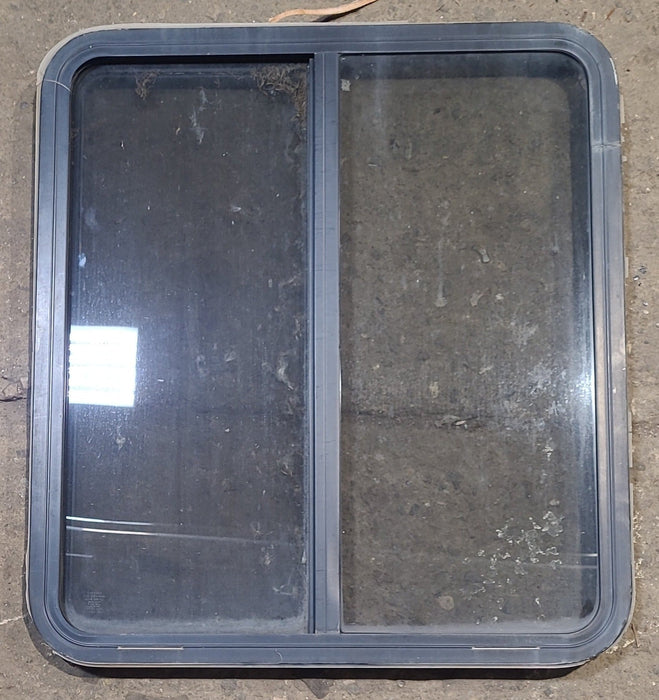 Used Black Radius Opening Window : 27" W x 30" H x 1 7/8" D