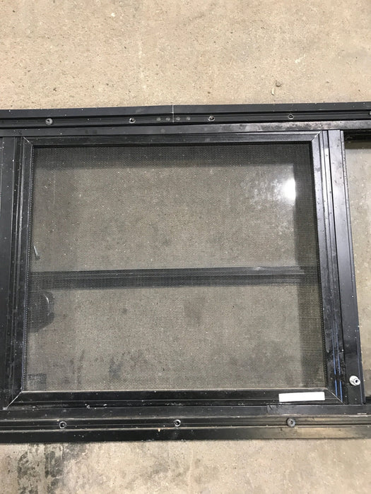 Used Black Radius Opening Window : 29 1/2" W x 14 1/2" H x 2"