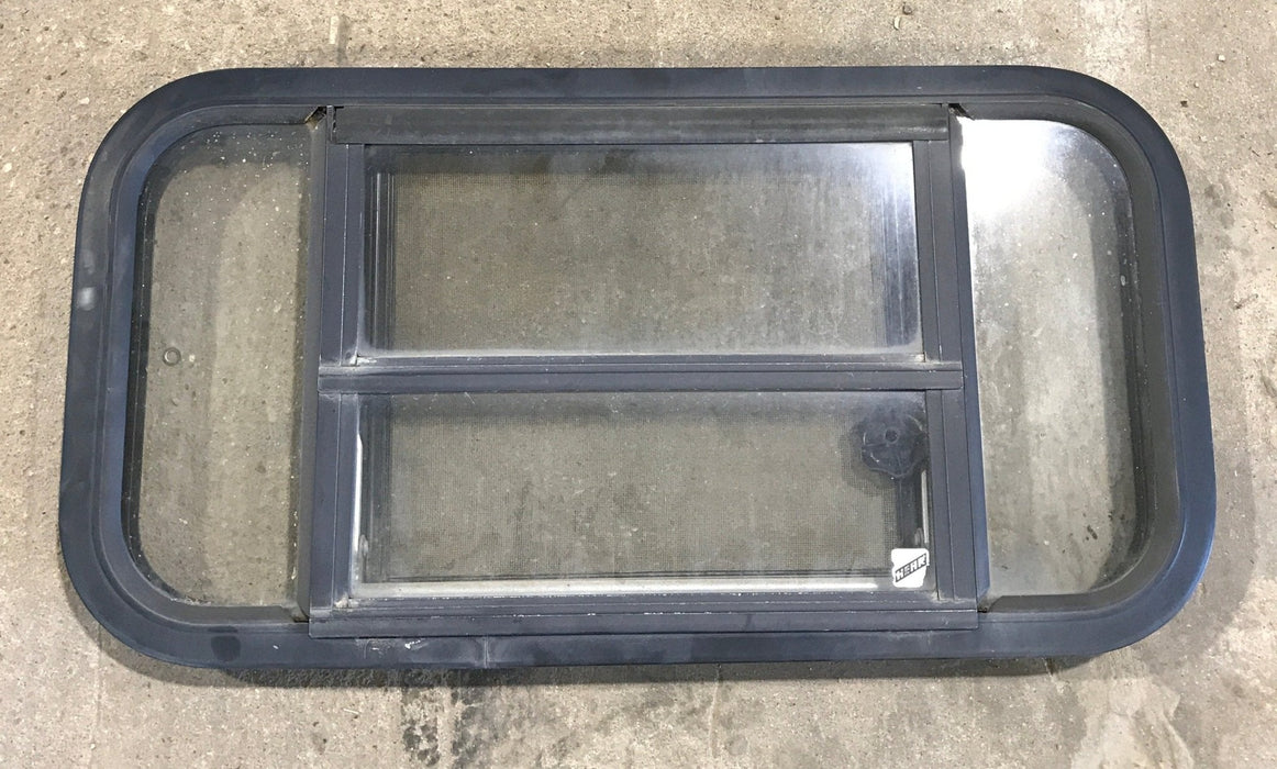 Used Black Radius Opening Window : 29 1/2" W x 14 1/2" H x 2"