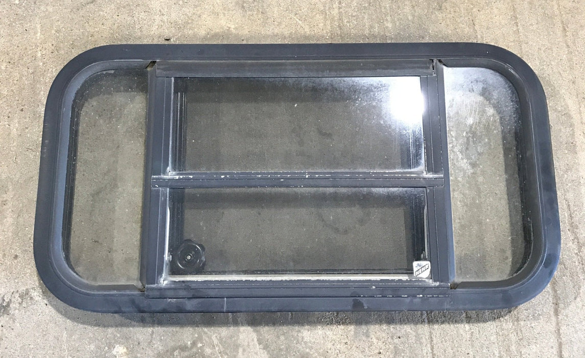Used Black Radius Opening Window : 29 1/2" W x 14 3/4" H x 2"