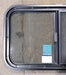 Used Black Radius Opening Window : 29 1/2" W x 17 1/2" H x 1 7/8" D - Young Farts RV Parts