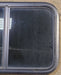 Used Black Radius Opening Window : 29 1/2" W x 19 1/2" H x 1 7/8" D - Young Farts RV Parts