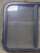 Used Black Radius Opening Window : 29 1/2" W x 21 1/2" H x 1 1/4" D - Young Farts RV Parts