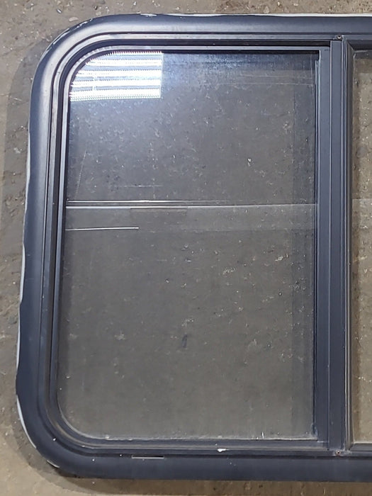 Used Black Radius Opening Window : 29 1/2" W x 21 1/2" H x 1 1/4" D