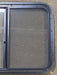 Used Black Radius Opening Window : 29 1/2" W x 21 1/2" H x 1 1/4" D - Young Farts RV Parts