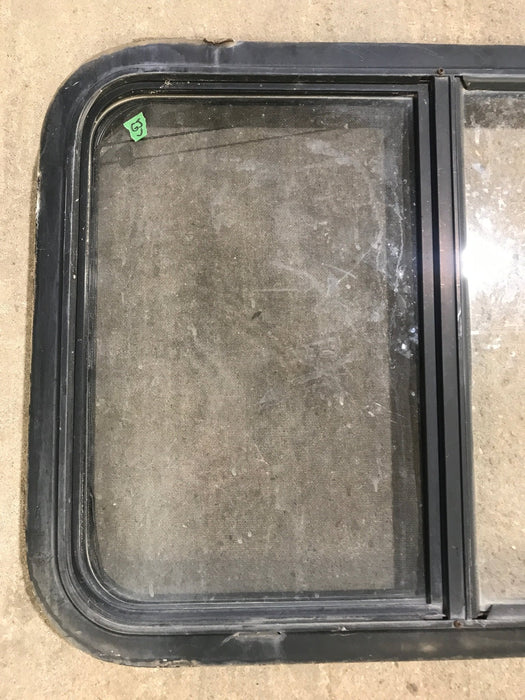 Used Black Radius Opening Window : 29 1/2" W x 21 1/2" H x 2" D