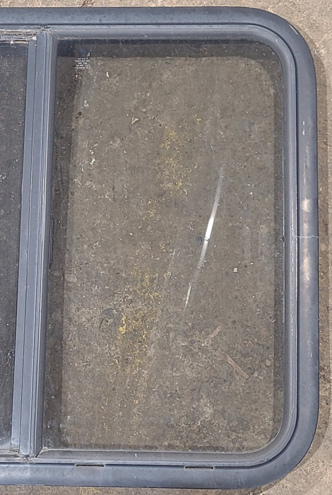Used Black Radius Opening Window : 29 1/2" W x 25 1/2" H x 1 3/4" D