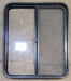 Used Black Radius Opening Window : 29 1/2" W x 34 1/4" H x 1 7/8" - Young Farts RV Parts