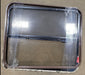 Used Black Radius Opening Window : 29 1/2" W X 34 3/4" H X 2" D - Young Farts RV Parts