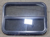 Used Black Radius Opening Window : 29 1/4" W x 21 1/2" H x 1 3/4" D - Young Farts RV Parts