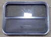 Used Black Radius Opening Window : 29 1/4" W x 21 1/2" H x 1 7/8" D - Young Farts RV Parts