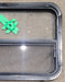 Used Black Radius Opening Window : 29 1/4" W x 21 1/4" H x 1 3/4" - Young Farts RV Parts