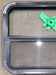 Used Black Radius Opening Window : 29 1/4" W x 21 1/4" H x 1 3/4" - Young Farts RV Parts