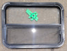 Used Black Radius Opening Window : 29 1/4" W x 21 1/4" H x 1 3/4" - Young Farts RV Parts