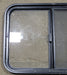Used Black Radius Opening Window : 29 3/8" W X 21 1/2" H X 2" D - Young Farts RV Parts
