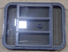 Used Black Radius Opening Window : 29 3/8" W x 22 1/2" H x 1 7/8" D - Young Farts RV Parts