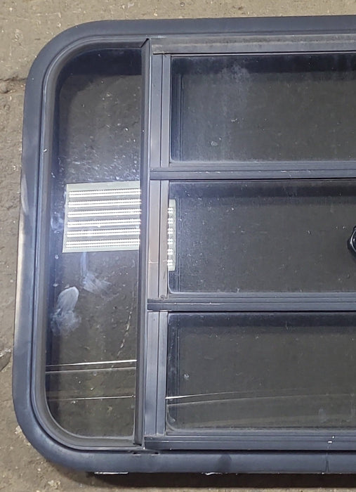 Used Black Radius Opening Window : 29 3/8" W x 22 1/2" H x 1 7/8" D