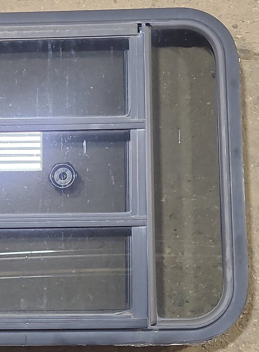 Used Black Radius Opening Window : 29 3/8" W x 22 1/2" H x 1 7/8" D