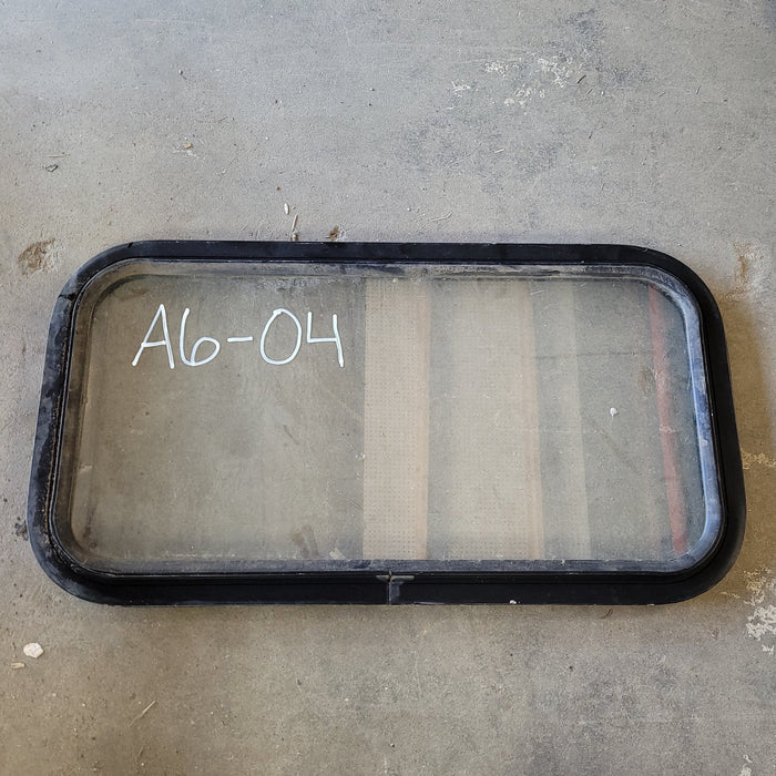 Used Black Radius Opening Window : 29 X 15 X 2" D