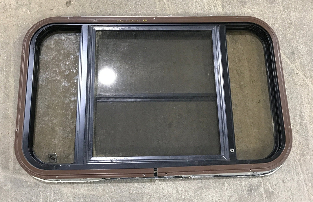Used Black Radius Opening Window : 30 1/2" W x 18 3/4" H x 1 1/2" D