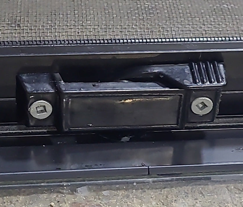 Used Black Radius Opening Window : 30 1/4" W x 16 1/4" H x 2" D