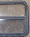 Used Black Radius Opening Window : 30 1/4" W x 22 1/4" H x 1 1/4" D - Young Farts RV Parts