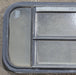 Used Black Radius Opening Window : 30 1/4" x 14 7/8" x 1 3/4" D - Young Farts RV Parts