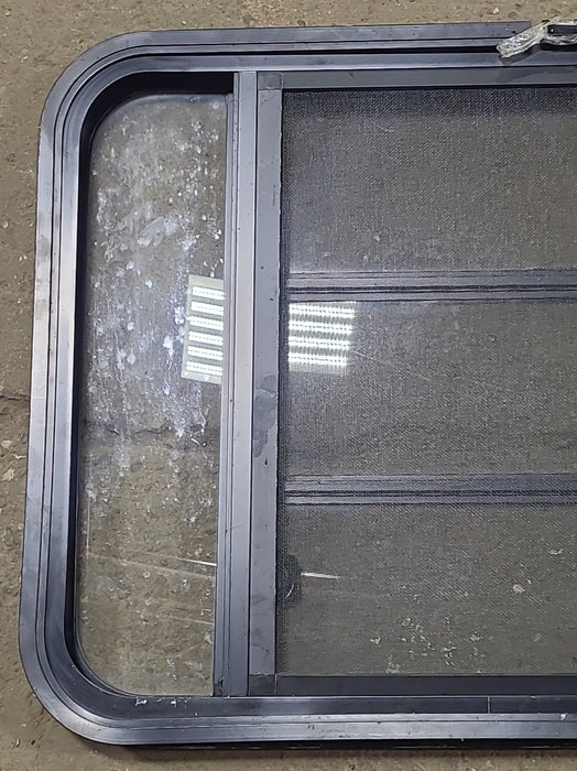 Used Black Radius Opening Window : 30 3/4" W x 23 1/2" H x 1 5/8" D
