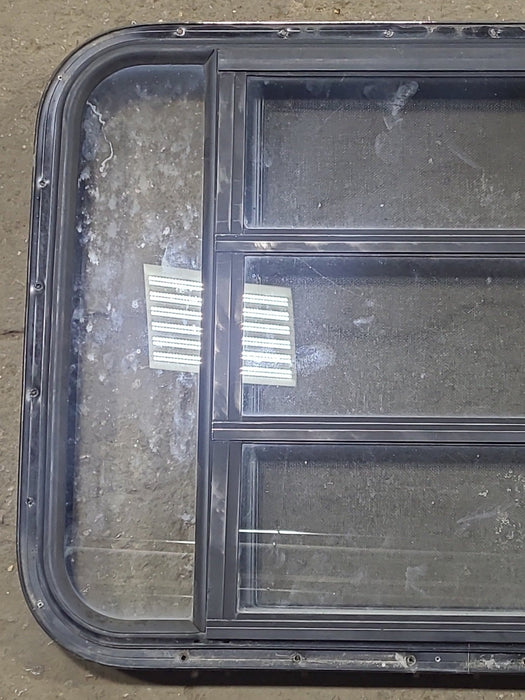 Used Black Radius Opening Window : 30 3/4" W x 23 1/2" H x 1 5/8" D