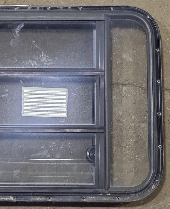 Used Black Radius Opening Window : 30 3/4" W x 23 1/2" H x 1 5/8" D