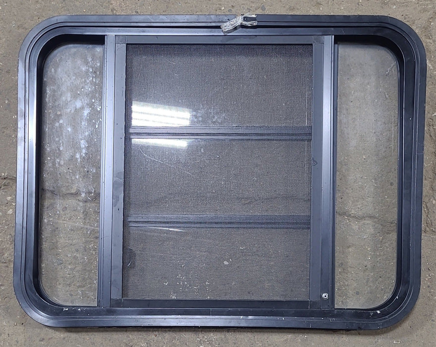 Used Black Radius Opening Window : 30 3/4" W x 23 1/2" H x 1 5/8" D