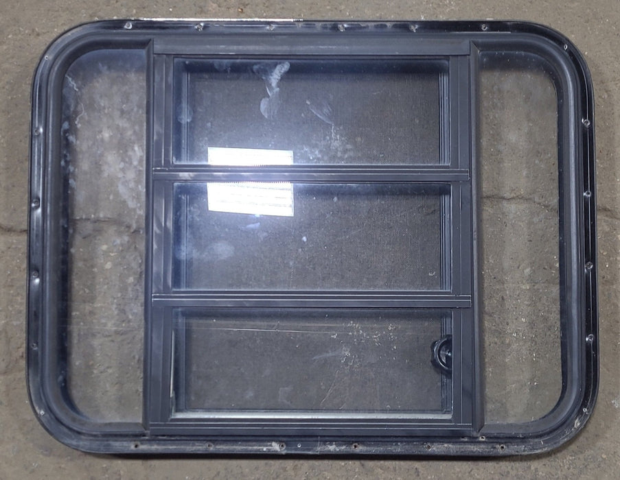 Used Black Radius Opening Window : 30 3/4" W x 23 1/2" H x 1 5/8" D