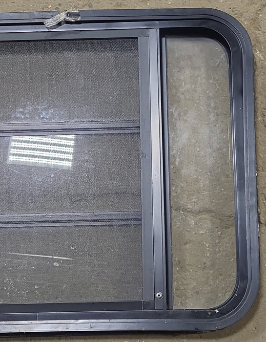 Used Black Radius Opening Window : 30 3/4" W x 23 1/2" H x 1 5/8" D