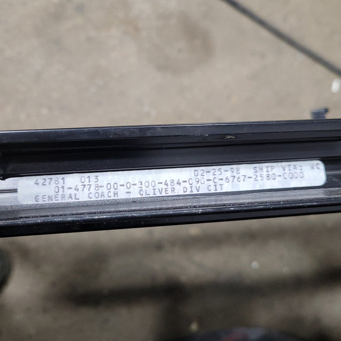 Used Black Radius Opening Window : 30 X 48 1/4 X 2" D
