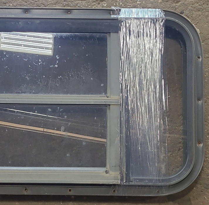 Used Black Radius Opening Window : 31 3/4" W x 16 1/2" H x 1 7/8" D