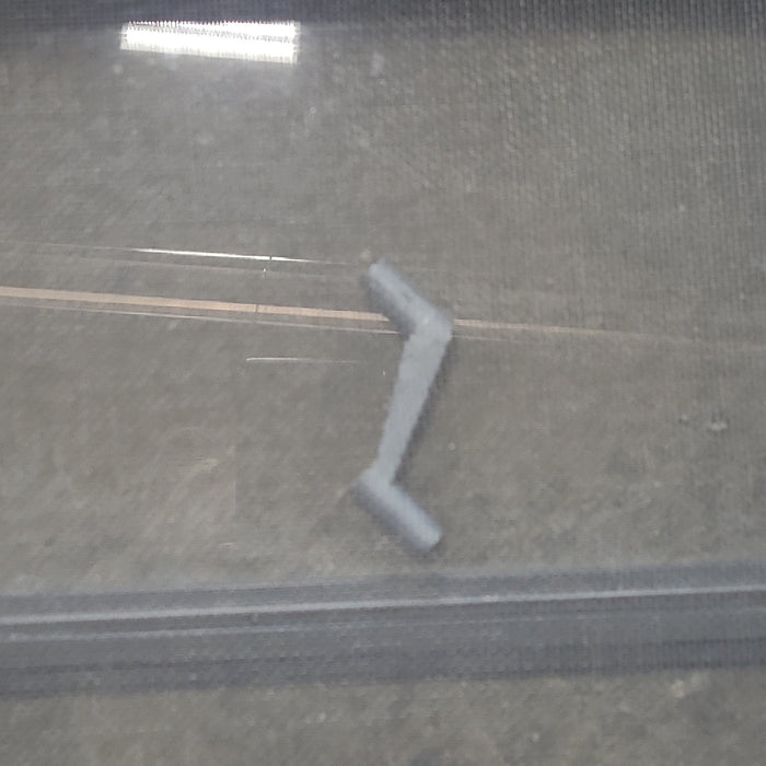 Used Black Radius Opening Window : 31 3/4" W x 16 1/2" H x 1 7/8" D