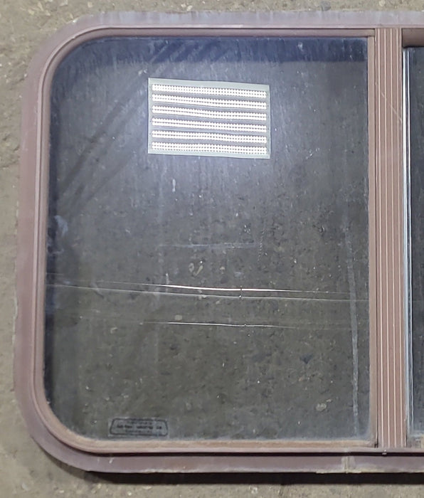 Used Black Radius Opening Window : 31 3/4" W x 19 3/4" H x 1 1/2" D