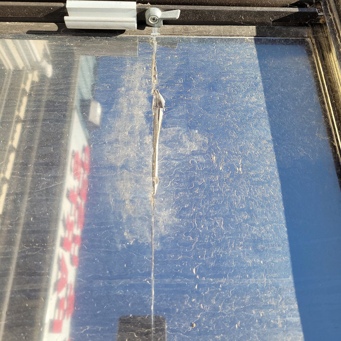 Used Black Radius Opening Window : 34 1/2 X 21 3/4 X 2" D
